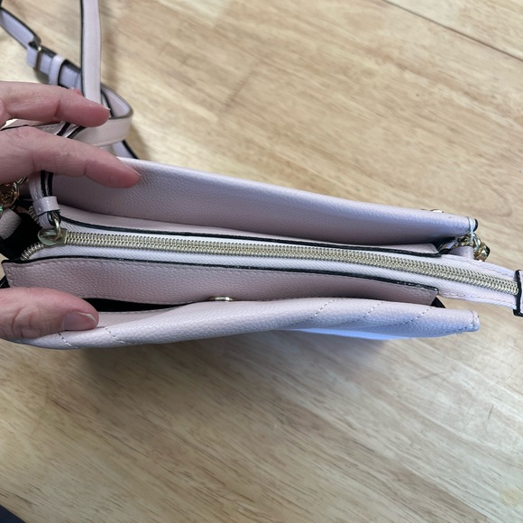 Victoria's Secret Light Pink Quilted Crossbody Bag - Picture 5 of 12